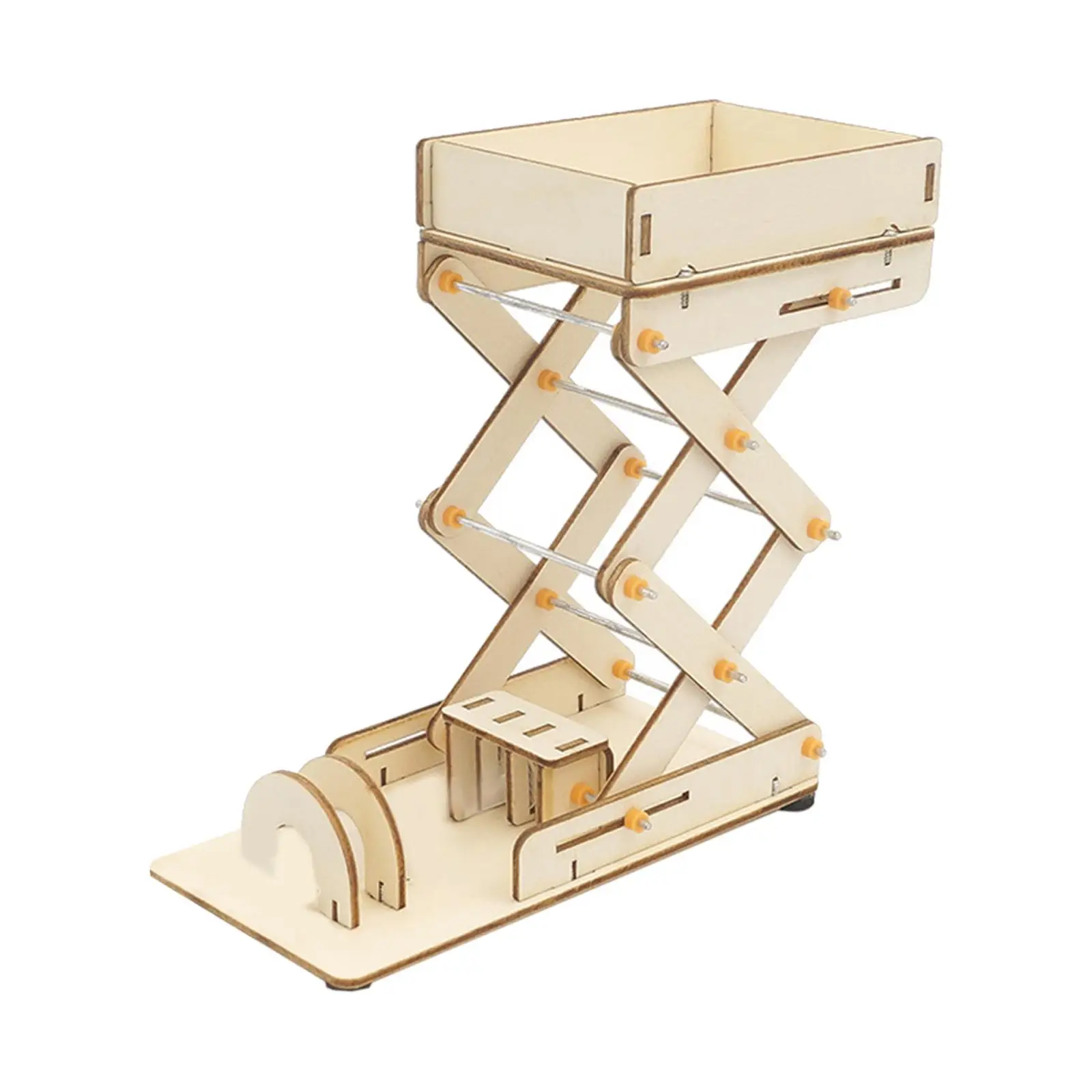 

diy Science Toys Scientific Experiment Set Hydraulic Lift Table Wooden Elevator Toy for Teens Boys and Girls Children Kids