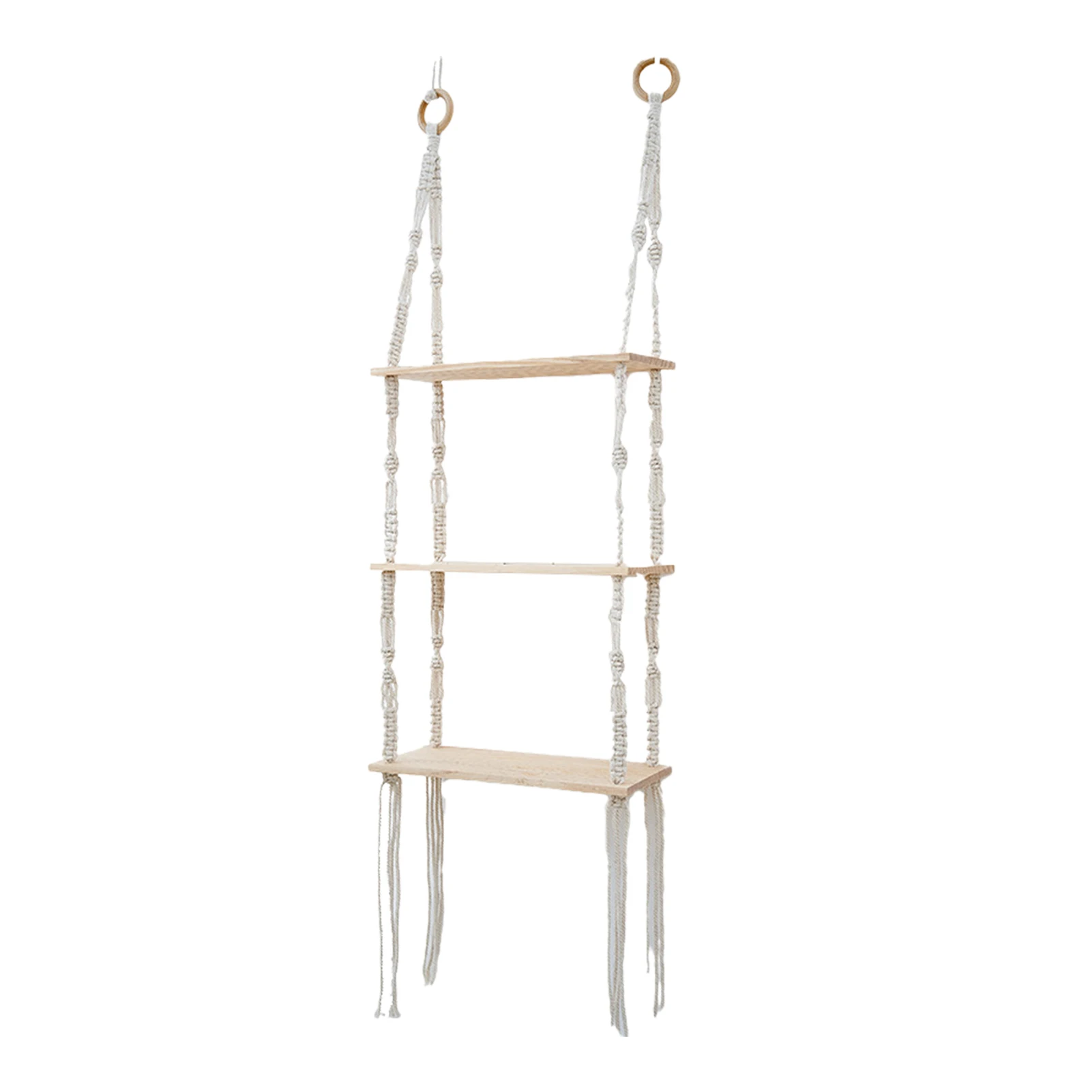 

Настенные подвесные полки, настенные подвесные полки в стиле бохо, хлопчатобумажная настенная вешалка для растений