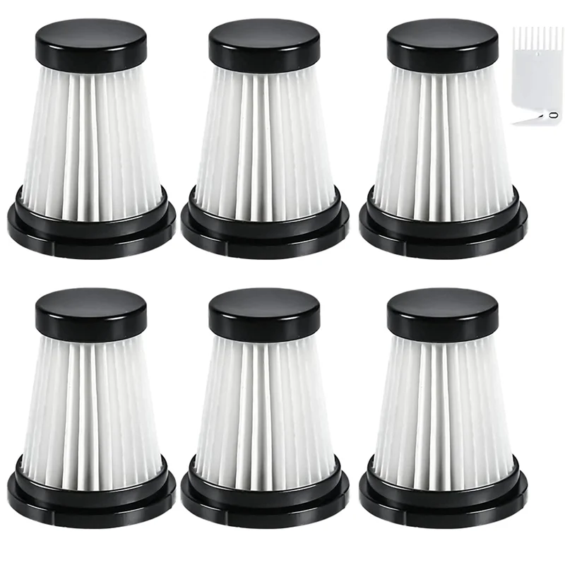 6 HEPA-фильтров для пылесоса Moosoo K12 / Pro K13 &amp Genius Invictus One 1 0/2 0 ручной пылесос