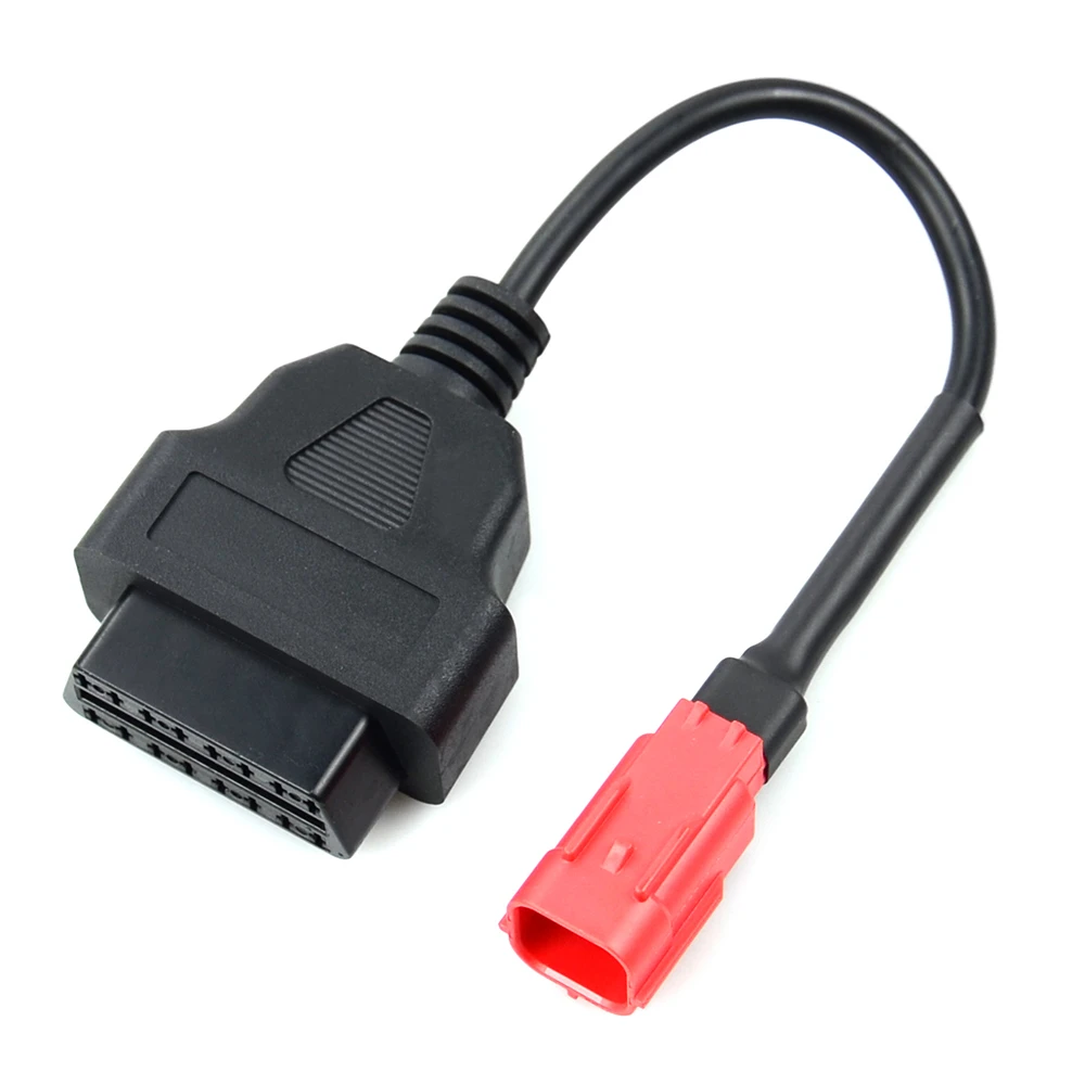 

Кабель OBD для мотоцикла Honda 6-контактный Штекерный кабель диагностический кабель 6-контактный для 16-контактного адаптера OBD2