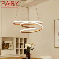 fairy nordic pendant lamps luxury led vintage creative rings for home bedroom dining room chandelier light