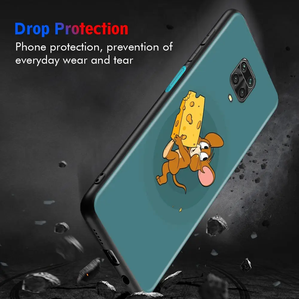 Чехол для телефона Xiaomi Redmi Note 9S 9T 9 8T 11 10 8 Pro 9A 9C 10C K50 K40S K40 Capa Classic Cartoon Tom and Jerry |