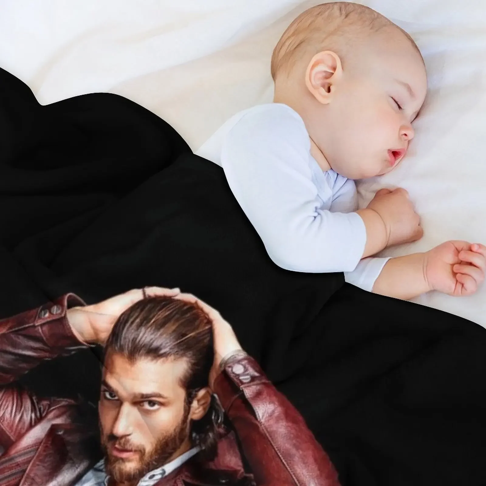 Одеяло Can Yaman на заказ Polar Wednesday Плед Одеяла