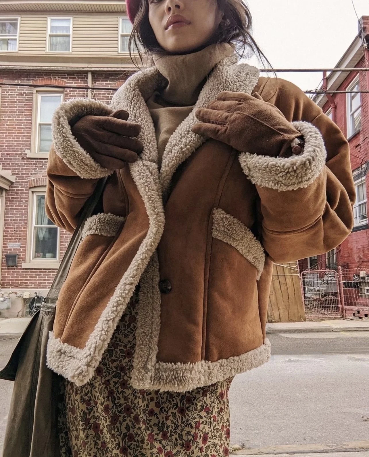 

Women's Style New 2022 Fashion Personality Trend Lamb Wool Foreign Short Coat Leather Jacket Female