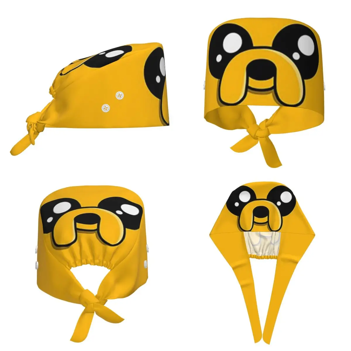 Фото Медицинская шапочка-хирургическая кепка Jake The Dog, унисекс, регулируемая, для врачей и стоматологов
