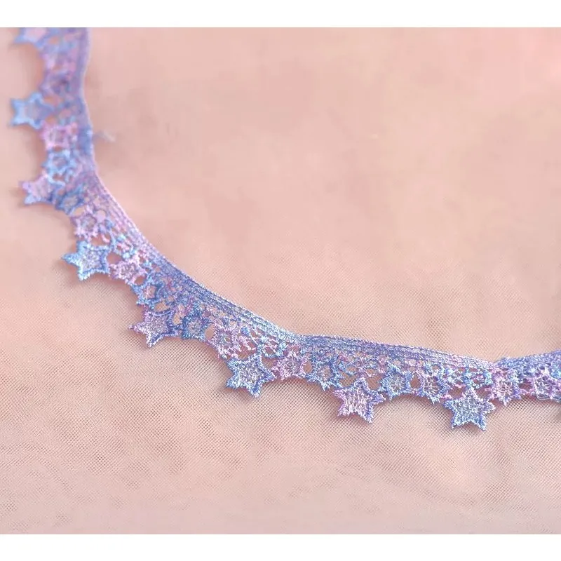 Водорастворимая вышитая лента отделка кружевным воротником шторы для одежды