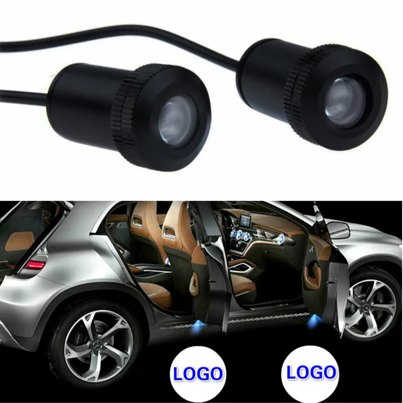 

2 шт., светодиодный лазерный проектор для дверей автомобиля