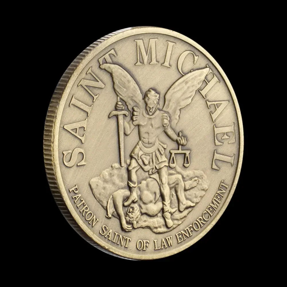 Отдел правосудия Домина Простоция Сувенирная монета с блестками Позолоченная