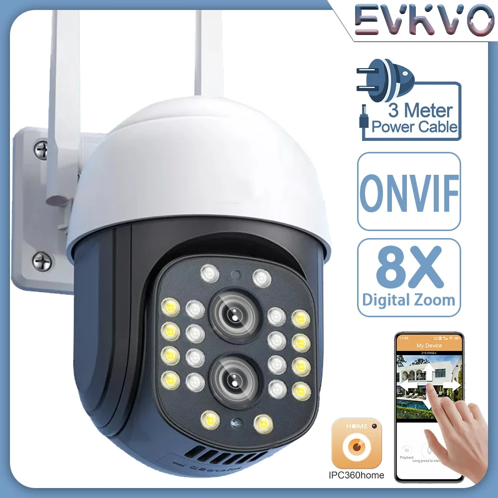 

IP-камера наружного видеонаблюдения, 8 Мп, 4 к, Wi-Fi