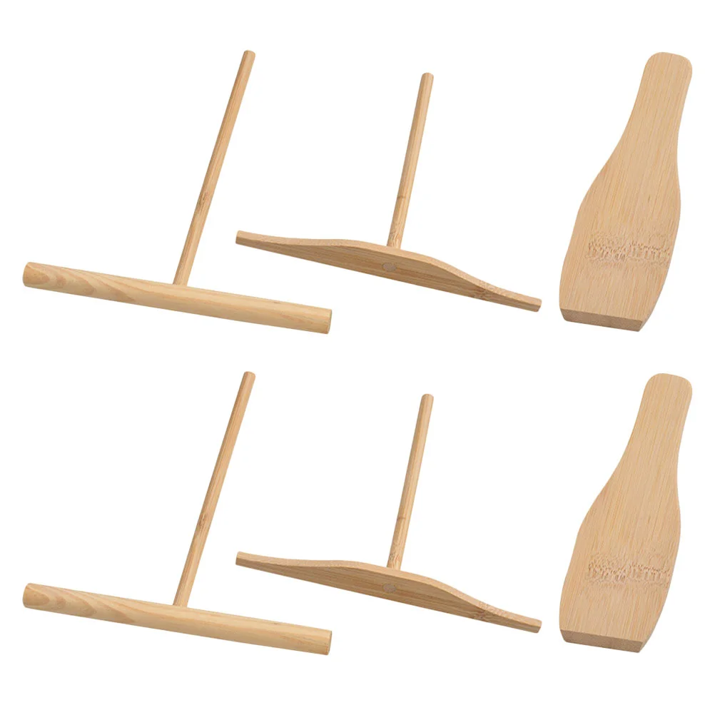 

2 Sets Scraper Pancake Making Tools Pancake Spreader Pancake Making Spatula Pancake Scraper for Shop Hotel