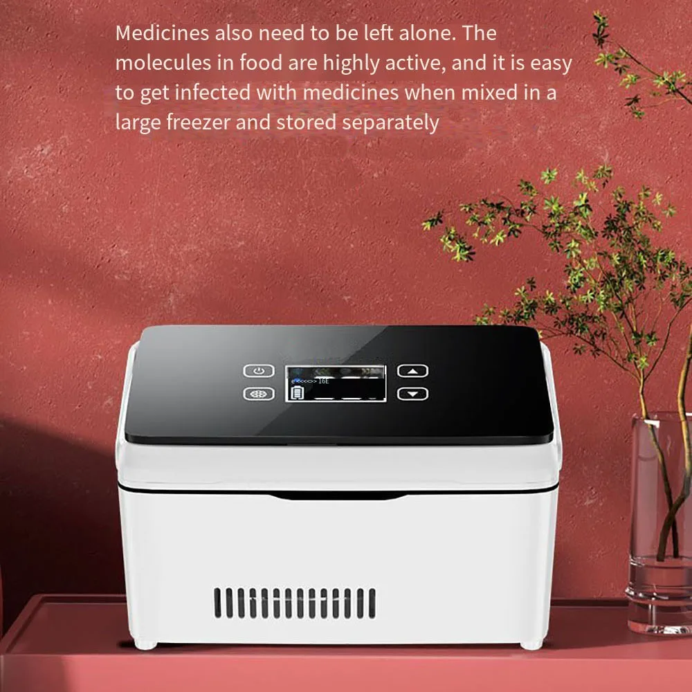 

Mini Nevera Frigoríficos Refrigerador Portatil De Para Medicamentos, Caja Fría Recargable Por USB, Refrigerador De Temp