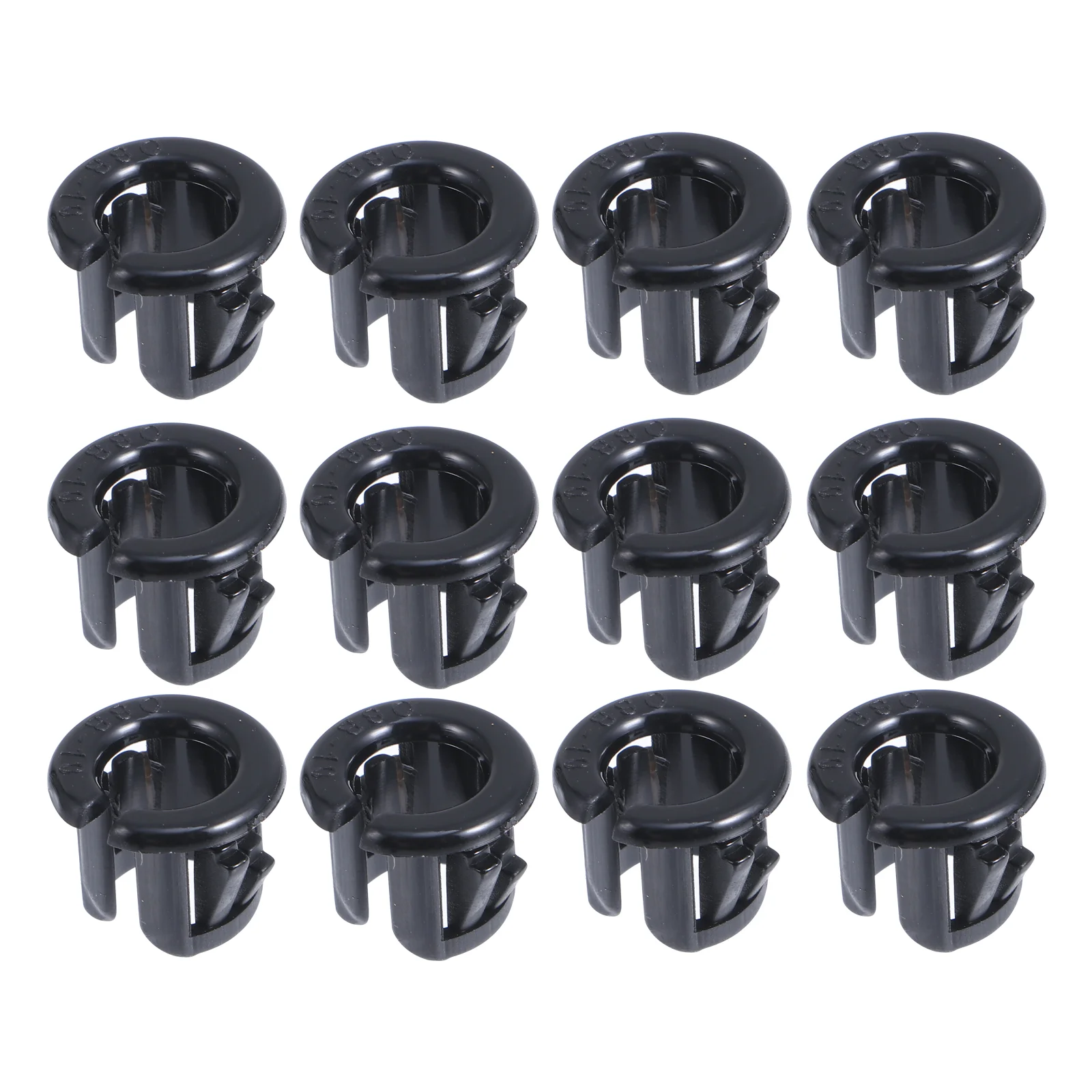 

Grommet Snap Cable Bushing Protector Black Hose Nylonlocking Mounting Accessories