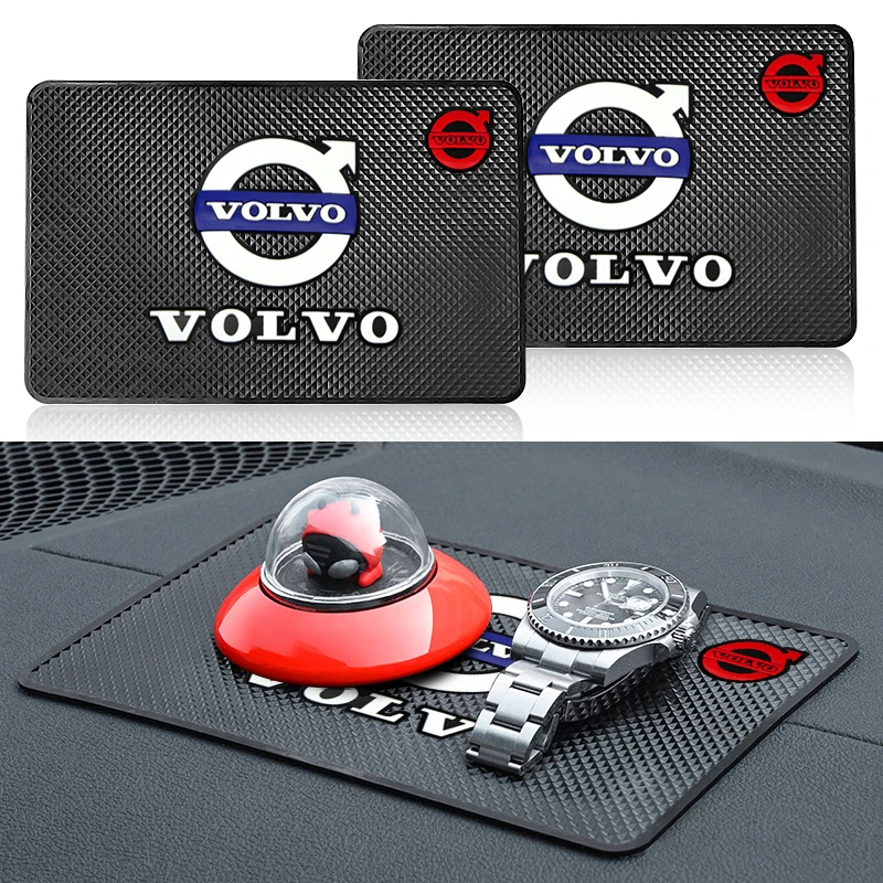 Автомобильный нескользящий коврик для приборной панели, держатель для подставки, нескользящий коврик для Volvo XC90, S60, V40, XC60, S80, S40, V70, V50, S90, T6, V60, V90 Автомобильный нескользящий коврик для приборной панели, держатель для подставки, нескользящий коврик для Volvo XC90, S60, V40, XC60, S80, S40, V70, V50, S90, T6, V60, V90