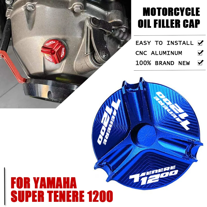 

For yamaha Super Tenere 1200 tenere1200 XT1200Z XR1200ZE 2010-2019 2020 2021 2022 Motorcycle Oil Filler Cover Engine Plug Cap