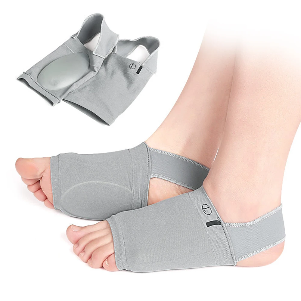 

Спортивная ортопедическая подкладка для ног, эластичная повязка на стопы, супинатор унисекс, поддержка плоскостопия внутри и снаружи, Восе...