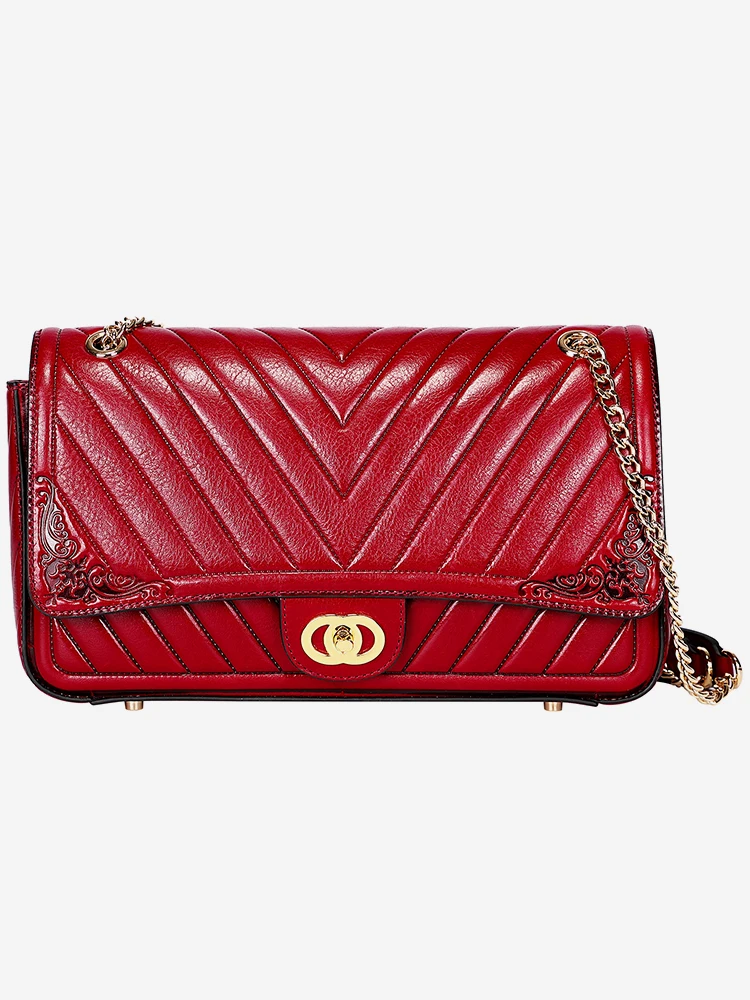 

Классическая Роскошная брендовая дамская сумочка, мессенджеры из натуральной воловьей кожи, модные дизайнерские маленькие квадратные чем...