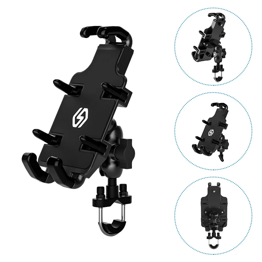 

1 Set Motorbike Phone Mount Holder Devices Handlebar Smart Phone Holder Supplies
