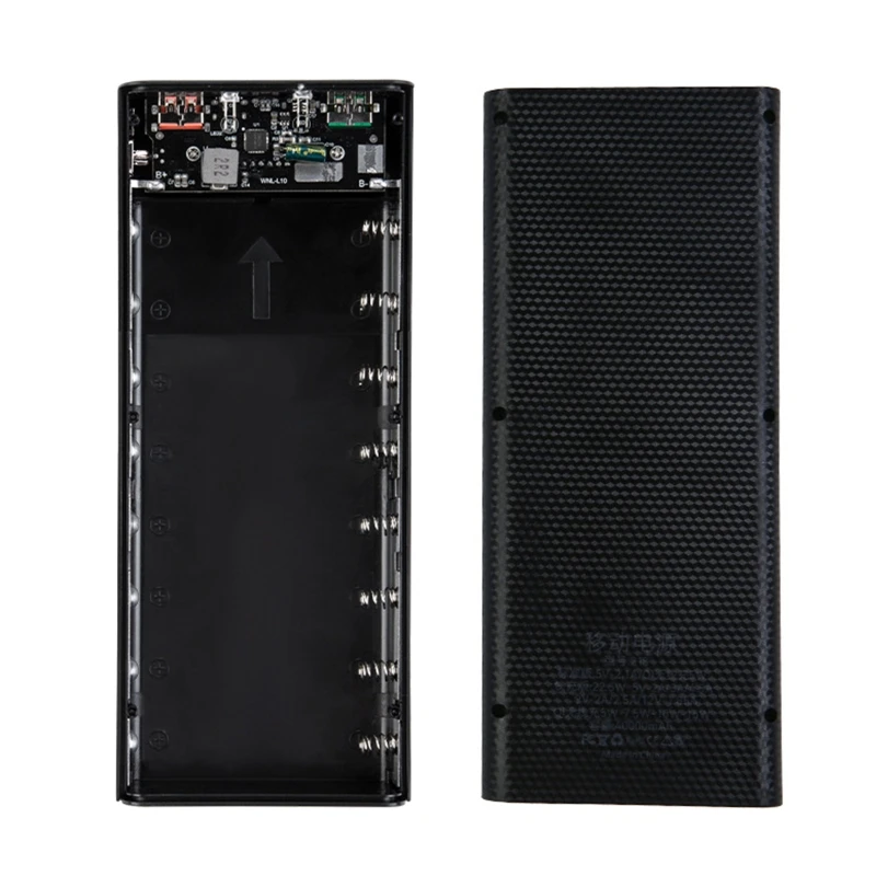 

Detachable 5W 10W 22.5W QC3.0 LCD 8x21700 Battery Case Power Bank Shell Fast Charge Wireless Charging Box Portable