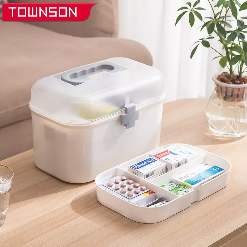 

NEW2023 medicine box household convenient medicine storage box medicine container Convenient first aid kit for home