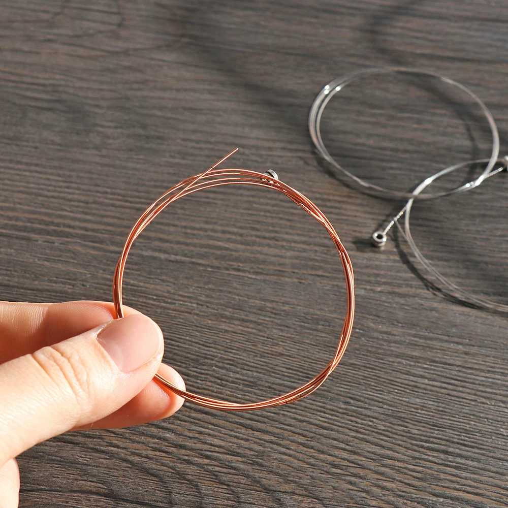 Струны для акустической гитары из нержавеющей стали 3 стиля 1/5/10 шт