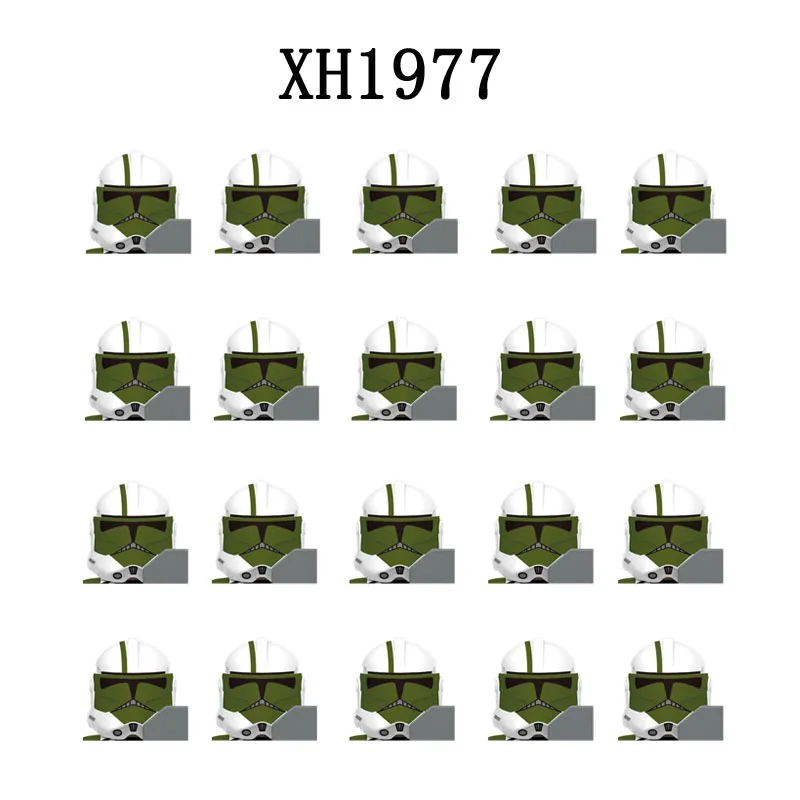 Bloques de construcción de Doom trooper XH1977, figuras de bloques de construcción de Doom Trooper 20 unids/set, figuras de ladrillo Commander Chie X1969 442nd Clon Trooper Medical Clon trooper