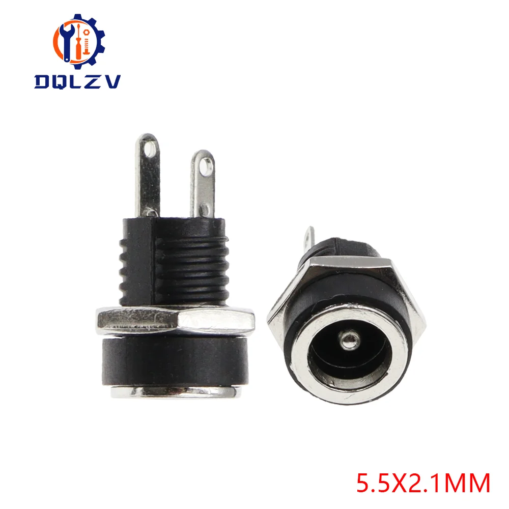 

Разъем питания постоянного тока DQLZV DC-022B 5.5x2.1/5.5x2.5 мм