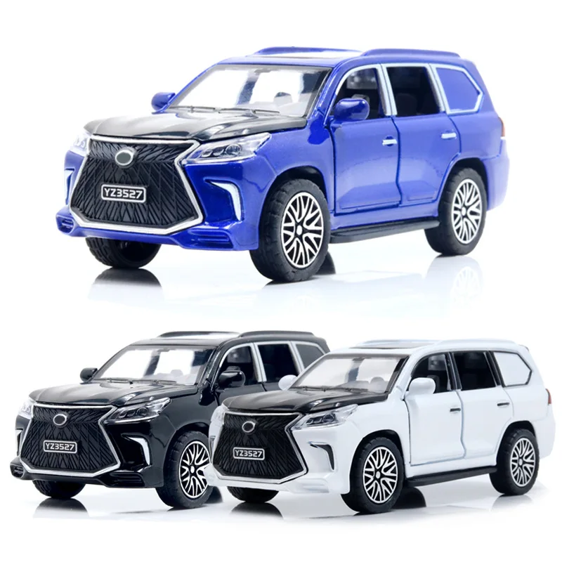 

1:36 Simulation LX 570 Alloy Model SUV Car Children Chariot Collection Series Die Casting Car Boy Toy Christmas Cool Gift