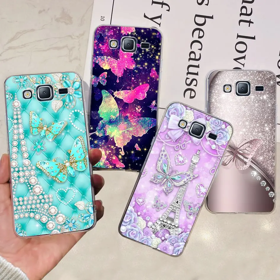 Чехол для Samsung Galaxy J7 Neo J701M, чехол для Samsung J7 Nxt, чехол с бабочкой для Samsung J 7 J7 Core J7Nxt Duos, мягкий чехол для телефона