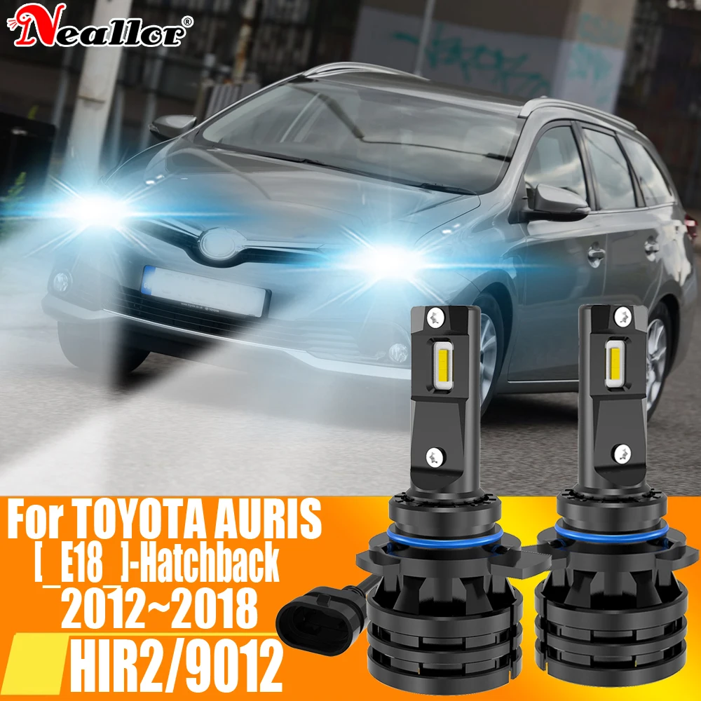 2 шт. Автомобильные светодиодные лампы HIR2 9012 к 12 В 55 Вт