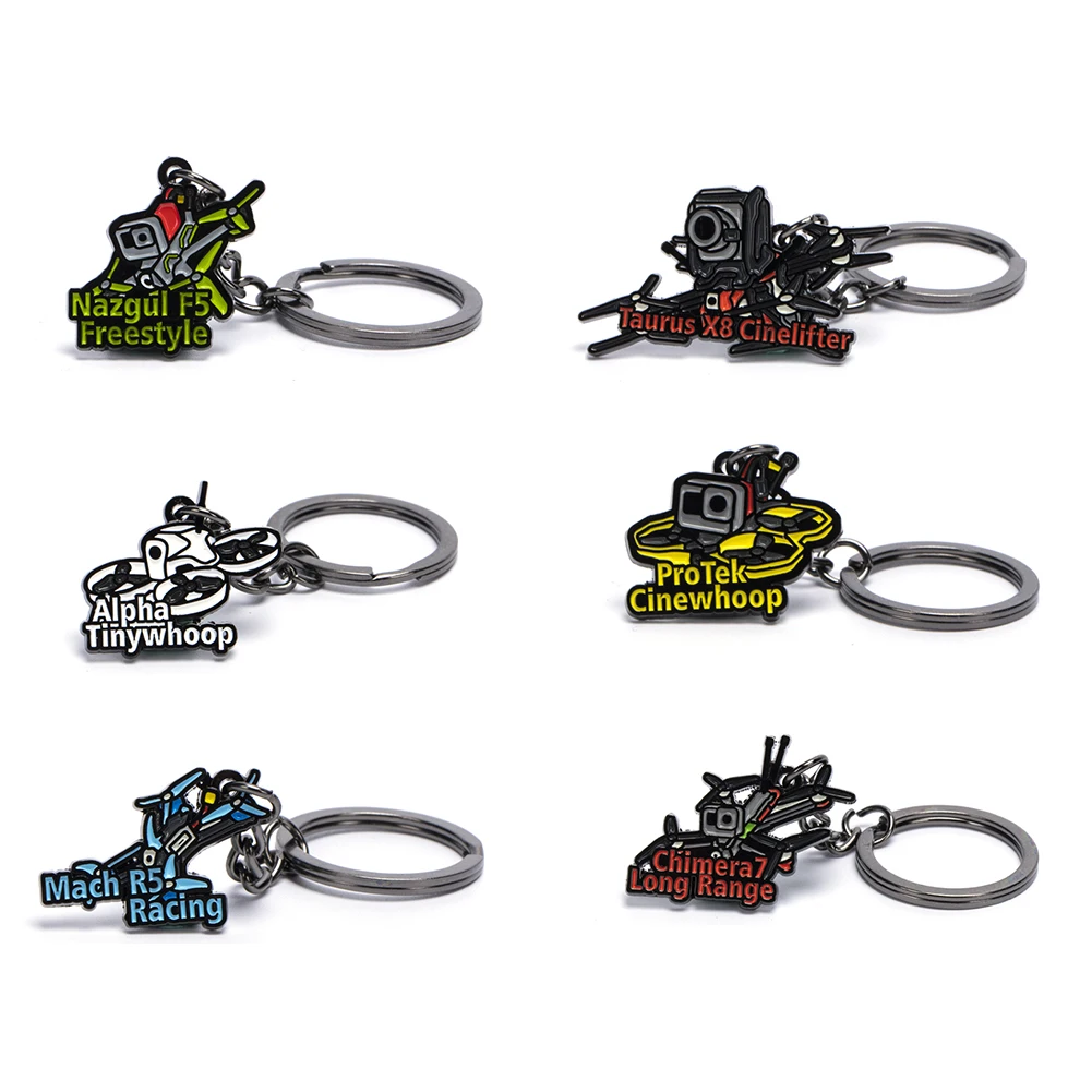 

IFlight Nazgul F5 / Protek / Alpha / Mach R5 / Taurus X8 / Chimera7 Style All Metal Keychain FPV DIY Toy