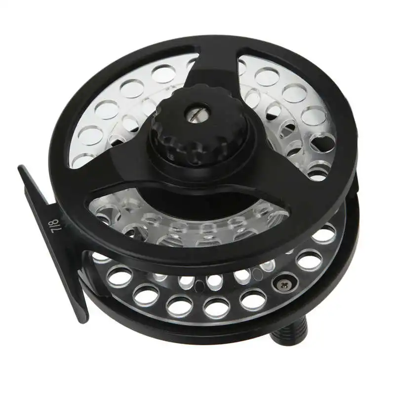 

Fish Line Wheel Fly Fishing Reel Large Capacity 7/8 Accurately Machined Aluminium Alloy 95mm Outer Diameter One Piece Molding