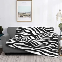 zebra print velvet throw blankets animal skin texture blankets for bedding office ultra soft bed rug 09