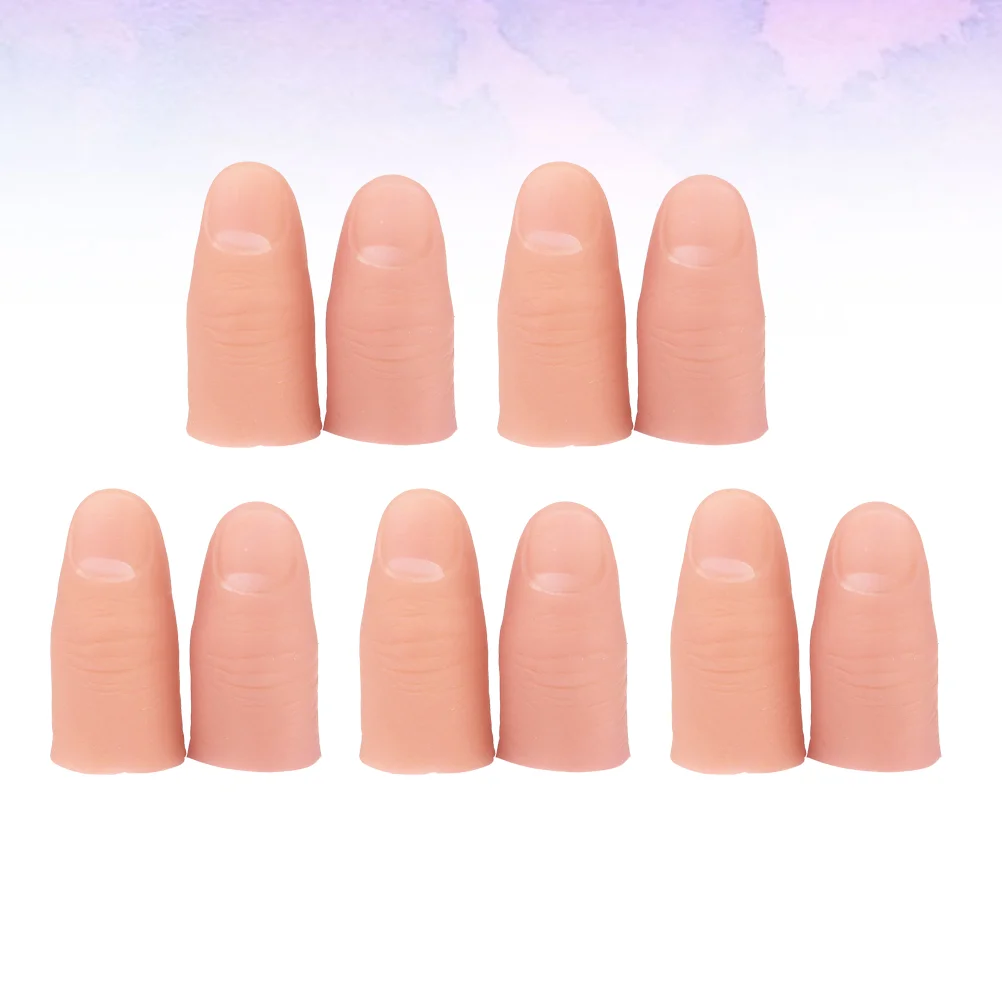 

Finger Trick Thumb Lightfake Props Prop Tip Disappearingthumbsmold Rubber Band
