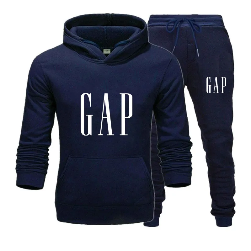 New Joggers Suit for Men Hoodies Pants 2Pcs/Sets Sweatshirt Sweatpants Male Gyms Tops Trousers Joggers Sportswear Tracksuits