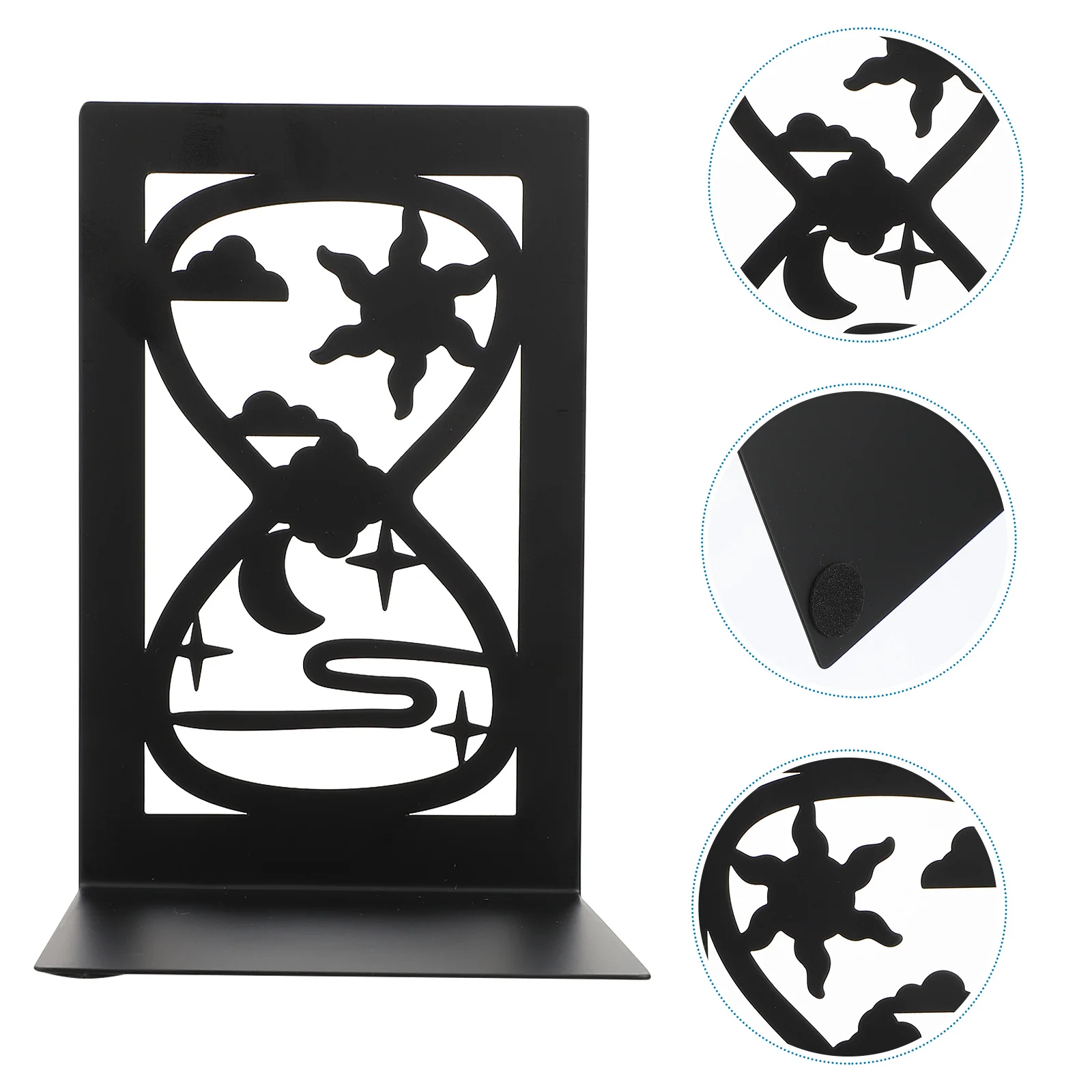 

Bookends Book Non Metal Bookshelf Ends Ironbooks Stoppers Skidheavy Student Stand Decor Stopper Supports Office Decorative