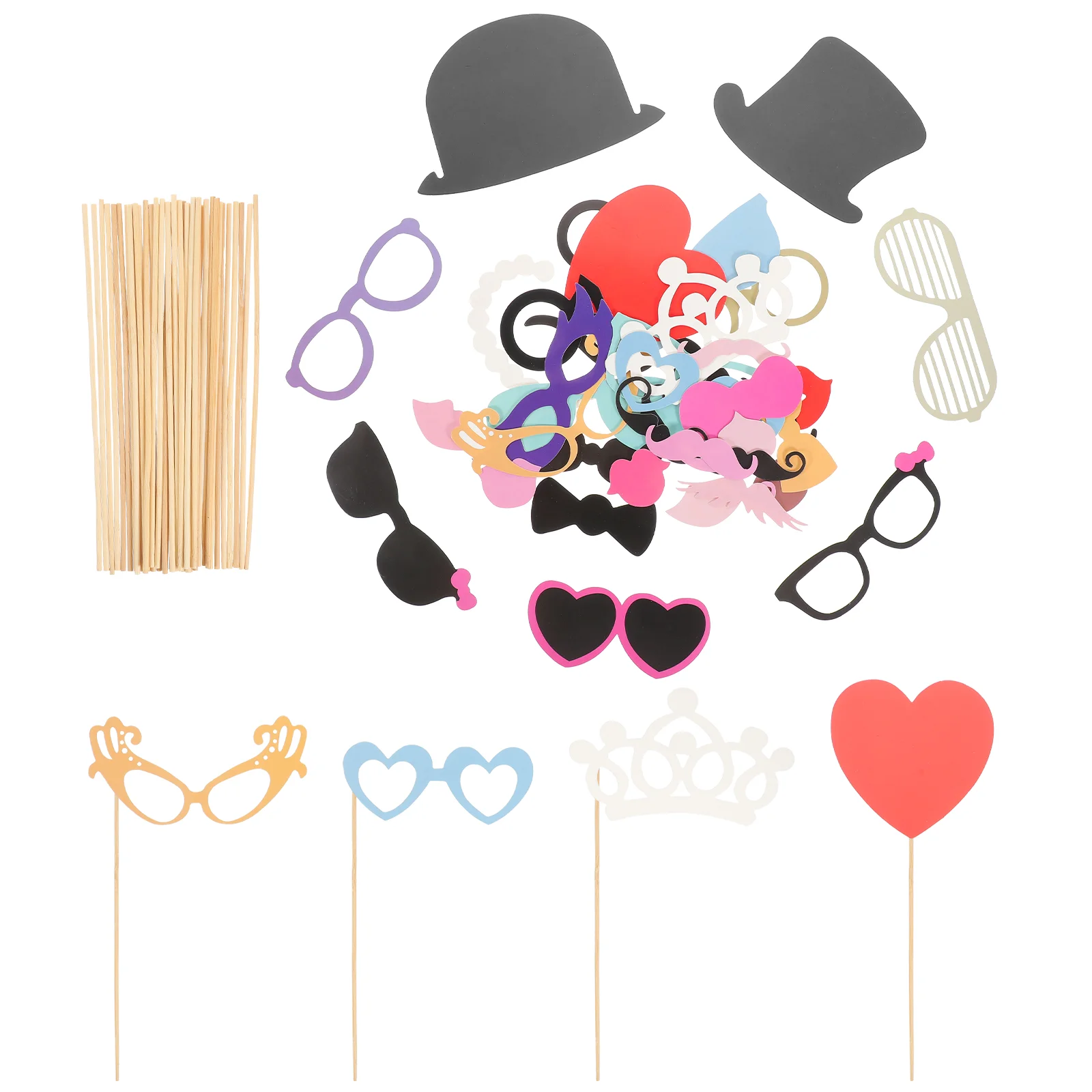 44-в-1 шапки украшения для церемонии реквизит фотобудки фотобудка свадьба ребенок