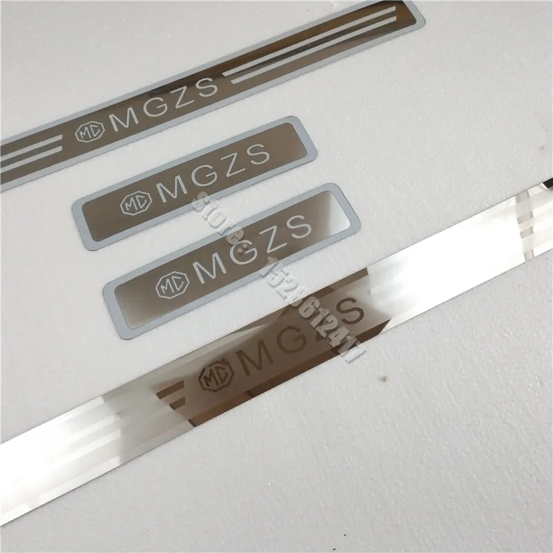 

stainless steel Door Sill Car door cover outside door sill plate For MG Zs Ev 2021 2022 Car styling
