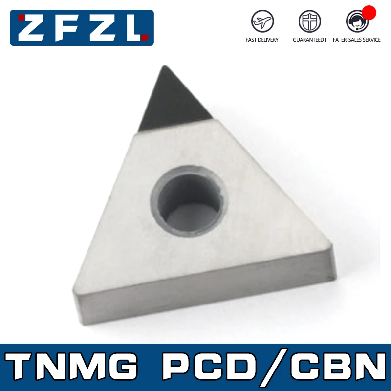 

1PC TNMG160402 TNMG160404 TNMG160408 PCD CBN Diamond Inserts Blade TNMG TNMG1604 Blade CNC Lathe Cutter Turning Tools