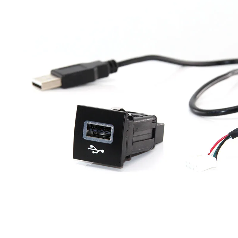 Фото Автомобильный USB-вход адаптер аудио радио u-диск флэш-разъем интерфейсный кабель для Volkswagen Jetta5 MK5 Golf 6 Caddy EOS Scirocco Touran №5