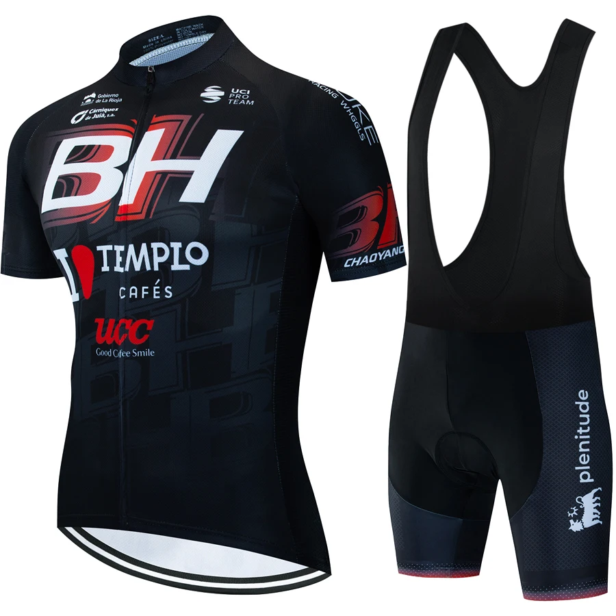 

Джерси для велоспорта 2023 Team BH велосипедная одежда с коротким рукавом велосипедная Майо Велоспорт Джерси 19D шорты с нагрудником мужские велосипедные комплекты