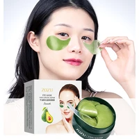 60pcs avocado collagen eye mask anti aging moisturizing gel eye patches remove dark circles eye bag wrinkle fine lines skin care