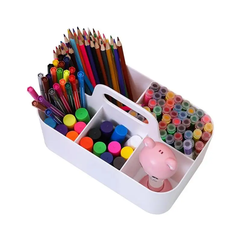 

Pencil Case Card Holder Box Desktop Stationery Organizer Desk Organizer Multifunctional Desktop Supplies Storage For Pencils
