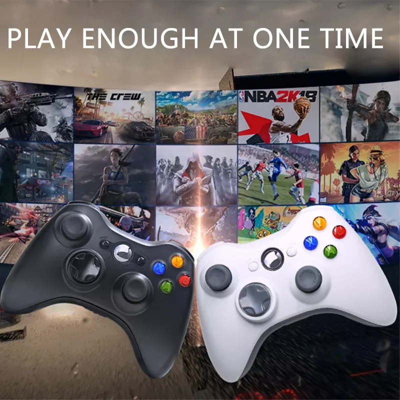 

Геймпад для Xbox 360 2,4g, беспроводной контроллер для XBOX 360, беспроводной джойстик для XBOX 360, игровой контроллер, геймпад, джойстик