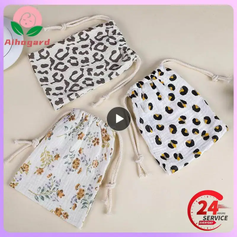 

1~10PCS Cotton Baby Bags String Diaper Stackers Caddy Organizer Nappy Pouch Babies Accessories Baby Essentials Diaper Bag