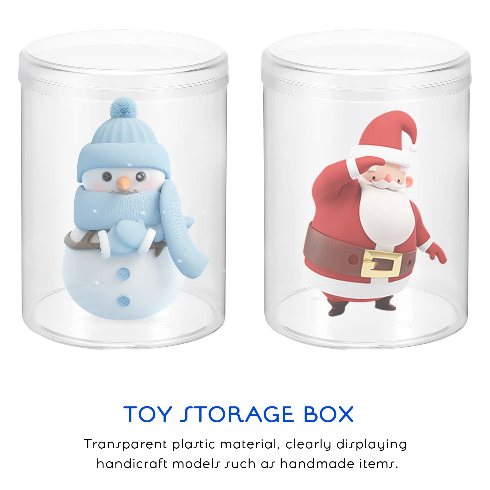 

18 Pcs Clear Display Case Gift Box Storage Specimen Container Cases Plastic