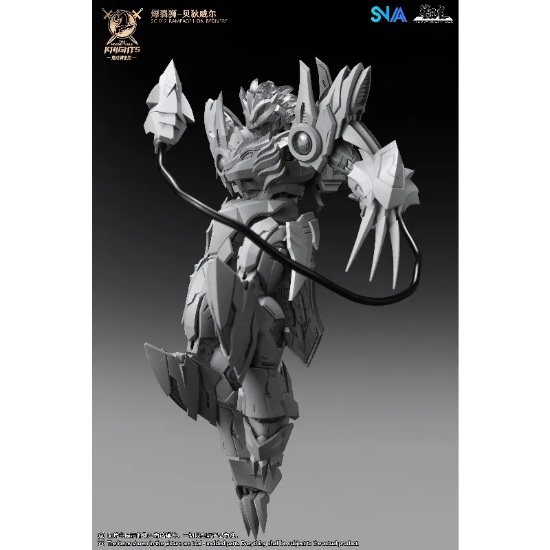 Фото Оригинальный набор для сборки меха SNAA SC-012 Bedivere Burst Lion в масштабе 1/144, серия Round Table Knights, коллекционная модель, подарок, украшение. №3