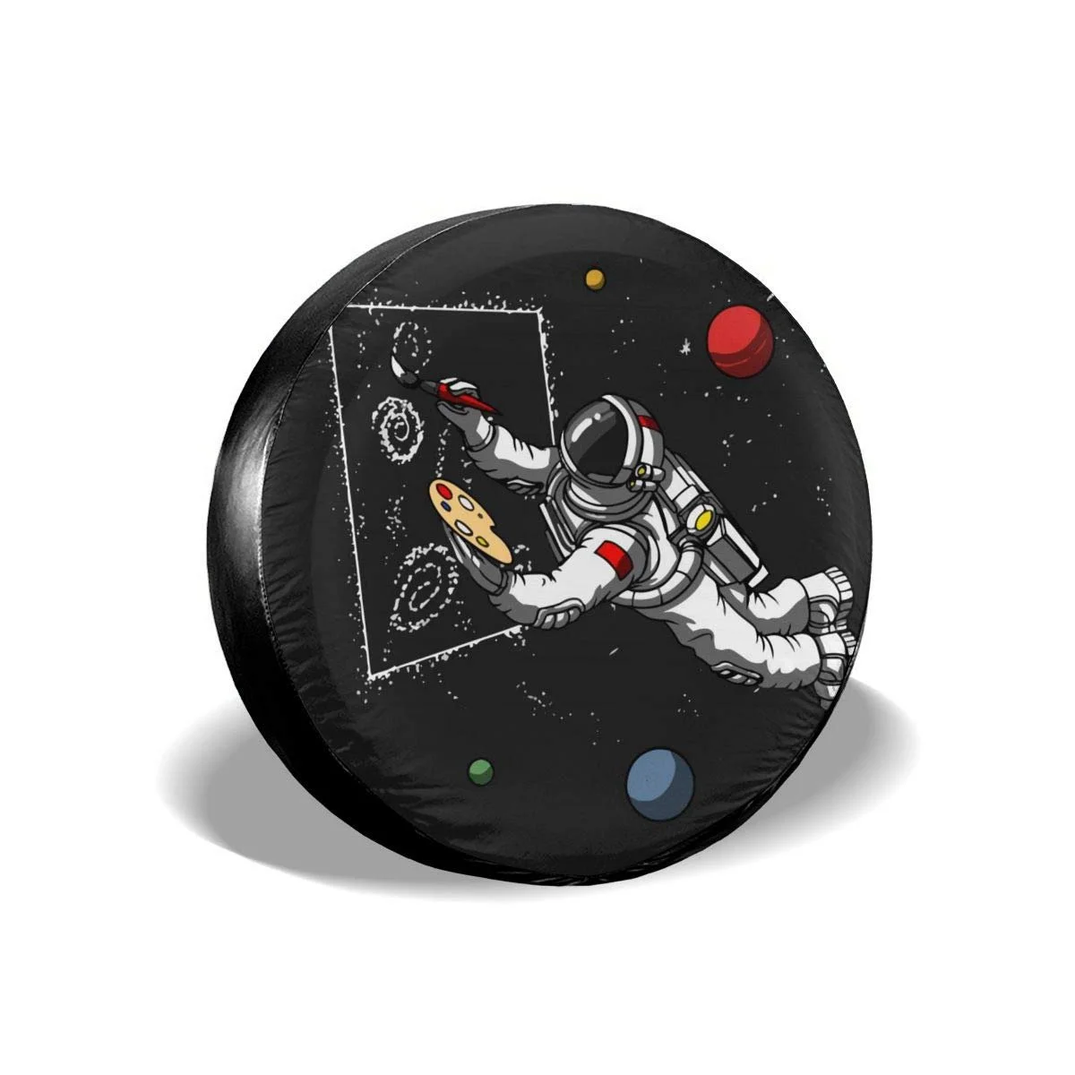 

Space Astronaut Tire Cover Car Tire Cover Protective Cover Water Proof Universal Spare Wheel Tire Cover for Travel...