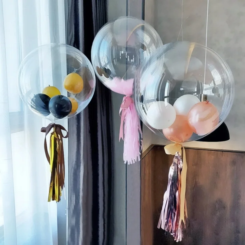 

10 шт., прозрачные воздушные шары, 13-24 дюйма