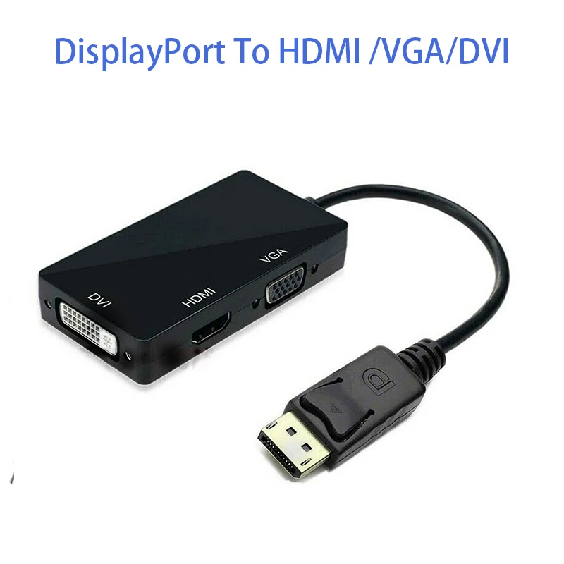

4K Display Port To HDMI-compatible Adapter Converter Display Port Male DP To Female HD TV Cable Adapter Video Audio For PC TV