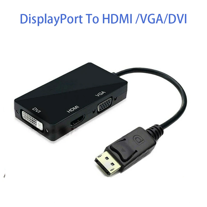 4K адаптер с портом дисплея на HDMI-совместимый преобразователь порта дисплея штекер DP на гнездо HD ТВ кабель адаптер видео аудио для ПК ТВ